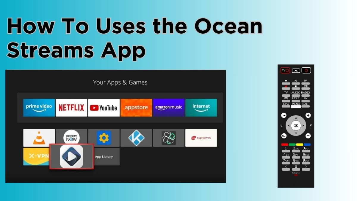 How To Use Ocean Streams App
