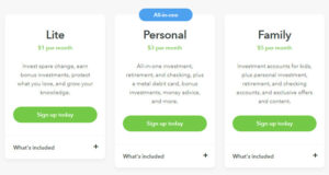 Acorns App Pricing Plans
